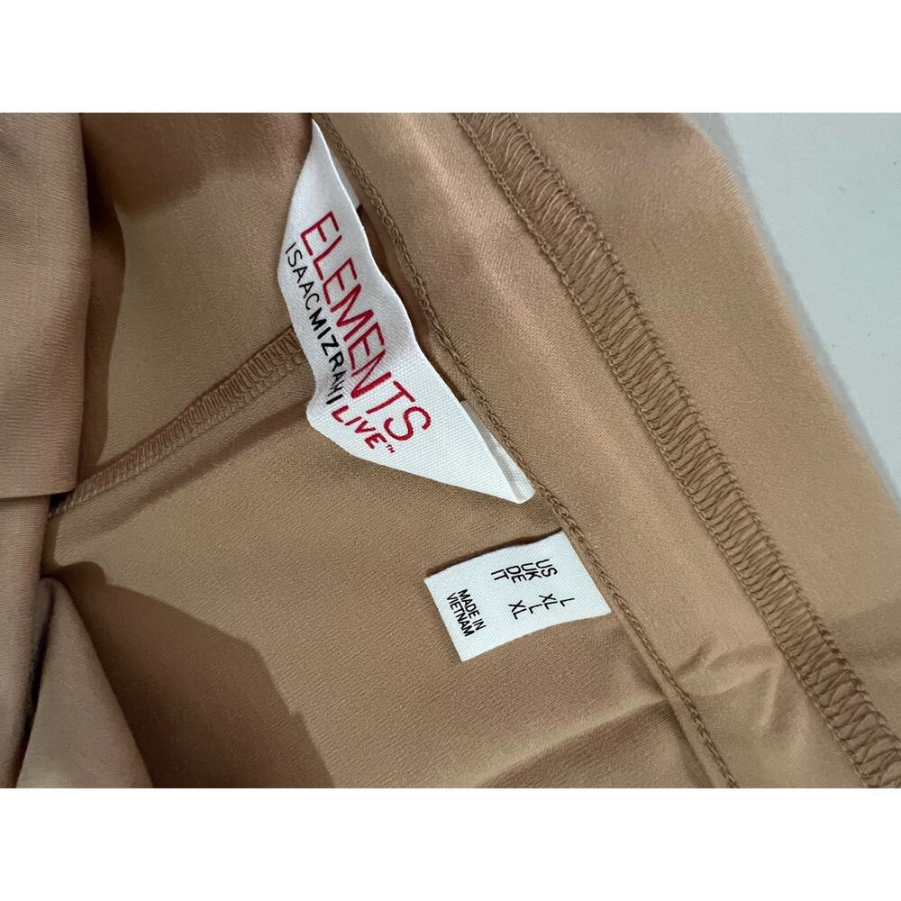 Isaac Mizrahi Live Regular 24/7 Stretch Knit Ankle Pant MEDIUM CAMEL NWOT SIZE L - Picture 5 of 6